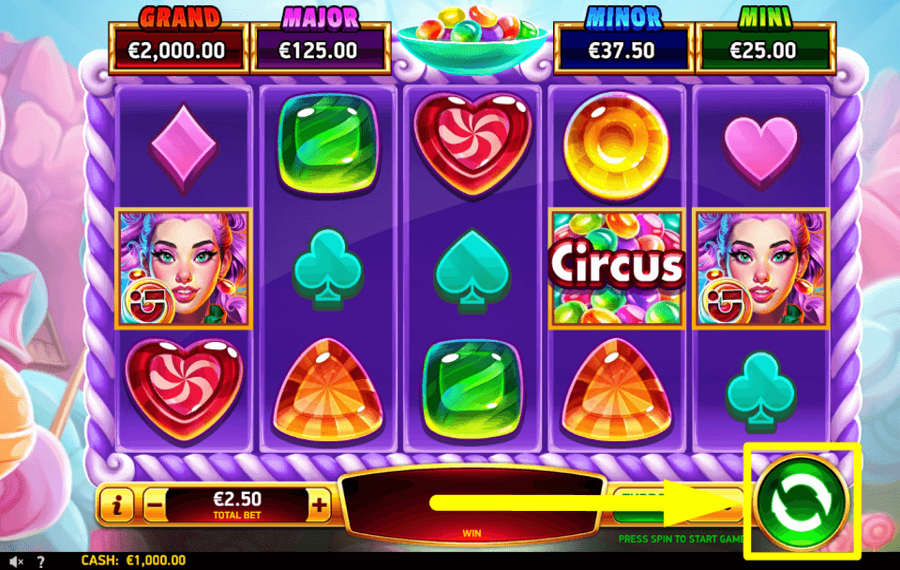 Diamond Explosion Candy ВРАЩАЙТЕСЬ, ЧТОБЫ ПОБЕДИТЬ.