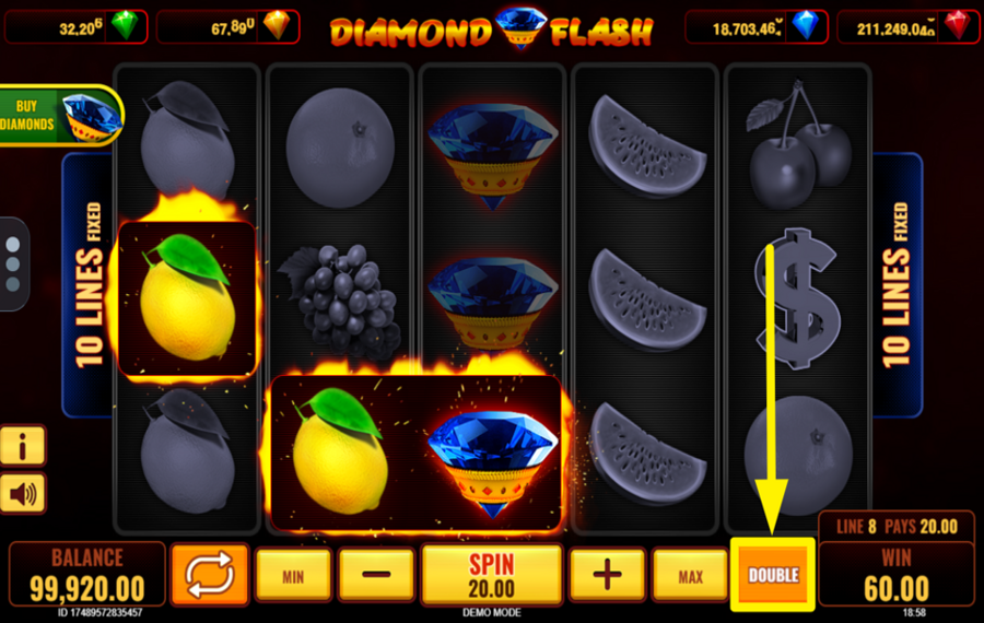 Diamond Flash Buy Bonus Setzen Sie Ihren Gewinn aufs Spiel.