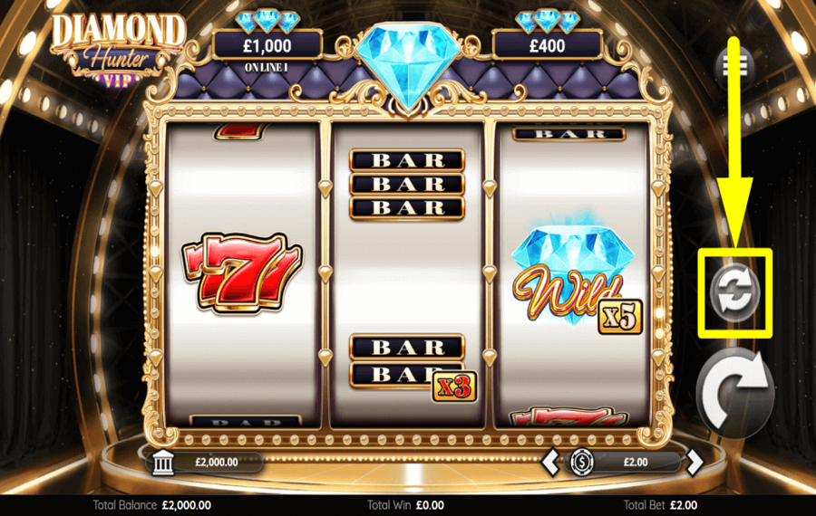 Diamond Hunter VIP ВКЛЮЧИТЬ АВТОВОСПРОИЗВЕДЕНИЕ.