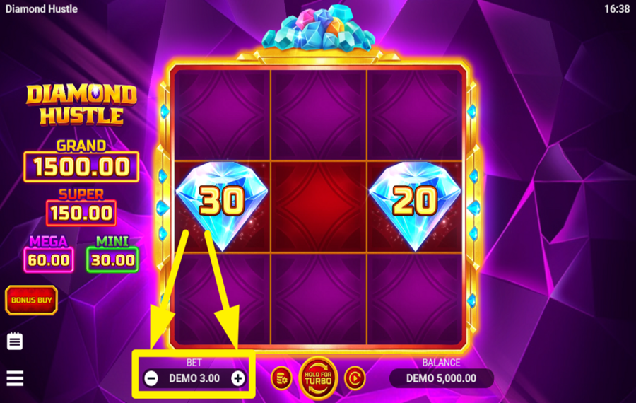 Diamond Hustle DECIDI LA TUA SCOMMESSA.