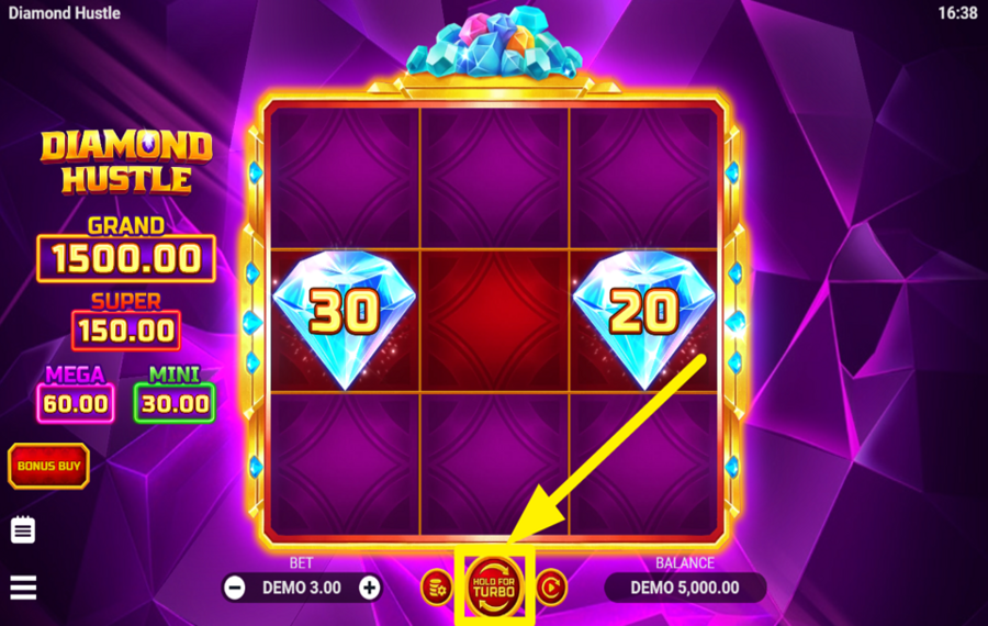 Diamond Hustle PARTECIPA AL DIVERTIMENTO!