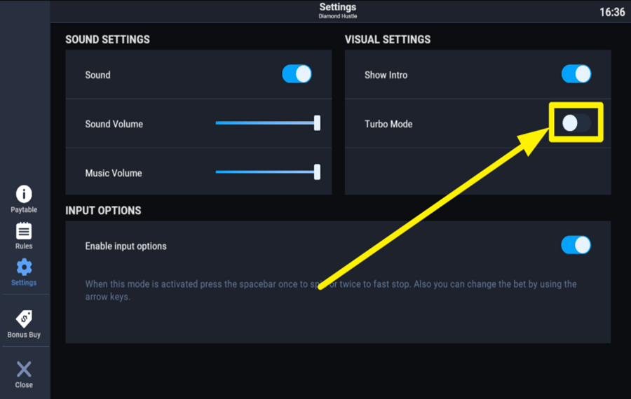 Diamond Hustle ACCELERA IL GIOCO.