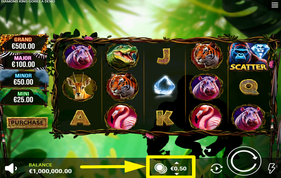 Diamond King Gorilla LEGEN SIE IHREN EINSATZ FEST.