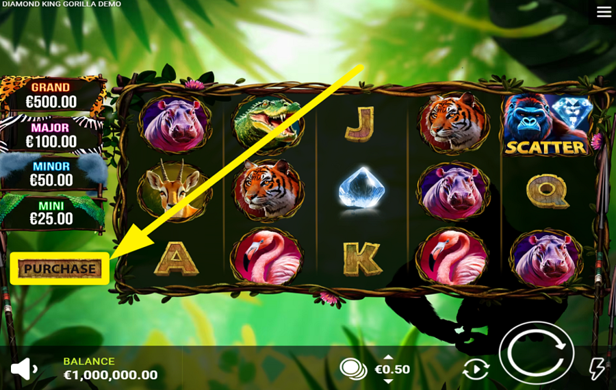 Diamond King Gorilla KAUFEN SIE GRATIS-DREHUNGEN.