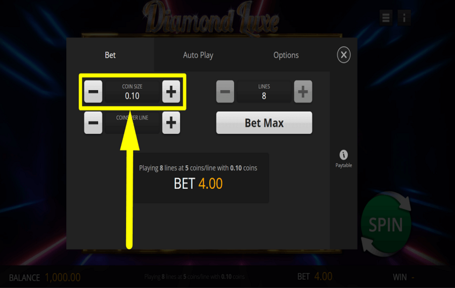 Diamond Luxe SÉLECTIONNEZ LA TAILLE DE LA PIÈCE.