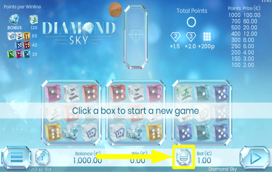 Diamond Sky FAI LA TUA SCOMMESSA.