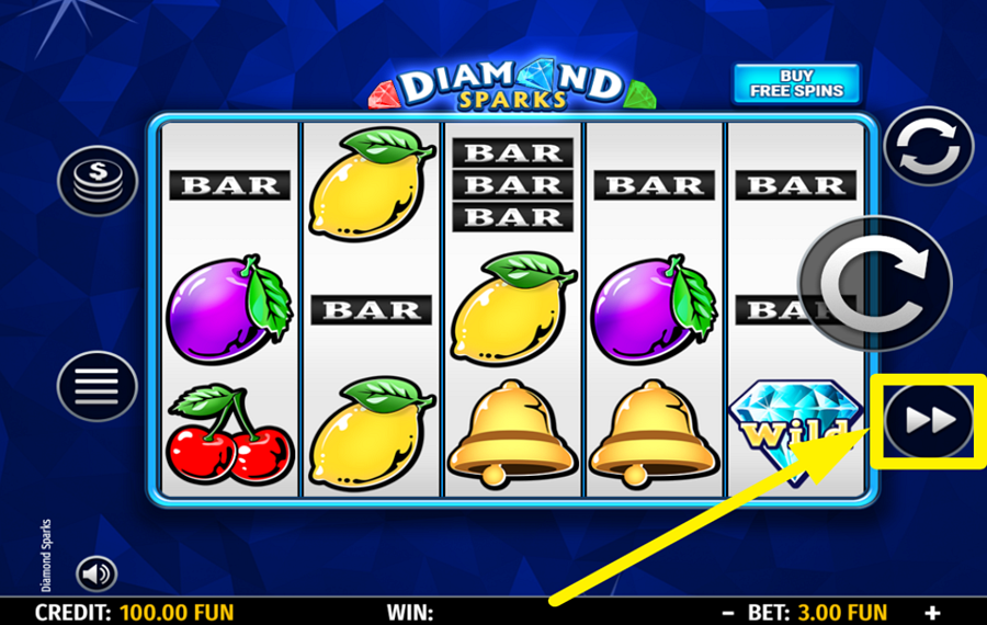 Diamond Sparks MAXIMIZE THE SPEED.