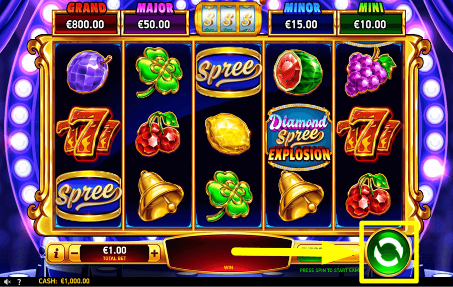 Diamond Spree Explosion ИГРАЙТЕ В ИГРУ.