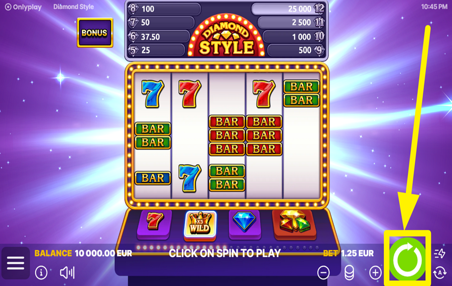 Diamond Style SPIN FOR VICTORY!