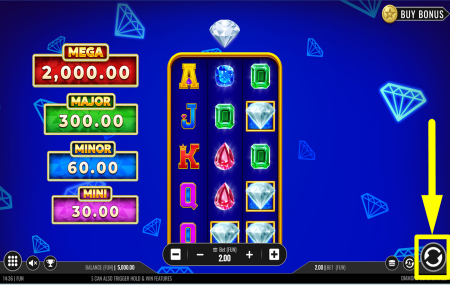 Diamond Supercharge AIM FOR THE PRIZE.