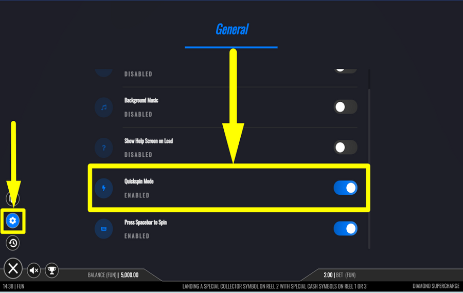 Diamond Supercharge ACCELLERATE TURBO MODE.