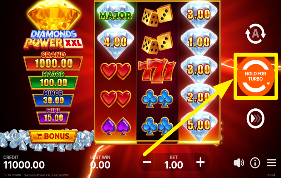 Diamonds Power XXL Hold and Win PARTICIPEZ À LA FÊTE!