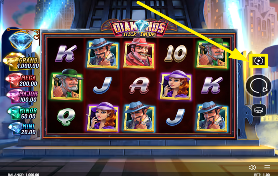 Diamonds Stick Em Up ВКЛЮЧИТЬ АВТОВОСПРОИЗВЕДЕНИЕ.