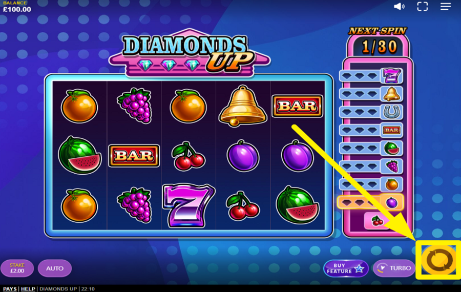 Diamonds Up ENTREZ DANS L'ACTION !