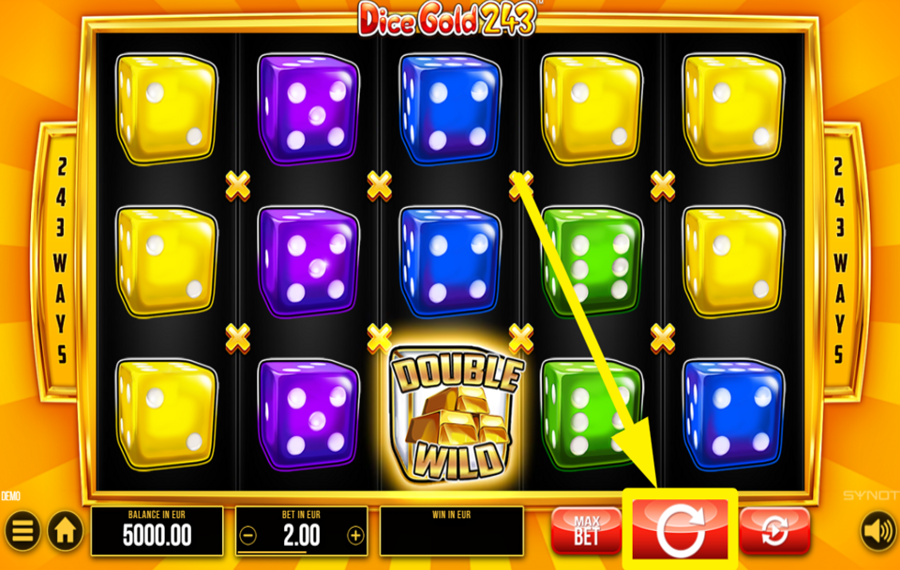 Dice Gold 243 НАЧНИТЕ СВОЮ ИГРУ.