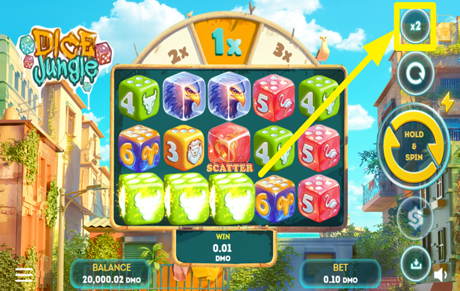 Dice Jungle TENTEZ VOTRE CHANCE.