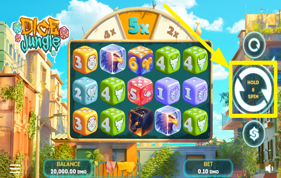 Dice Jungle FAITES TOURNER LES BOBINES.