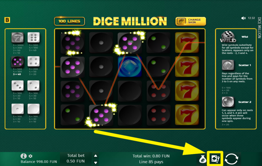 Dice Million ИСПЫТАЙТЕ СВОЮ УДАЧУ!