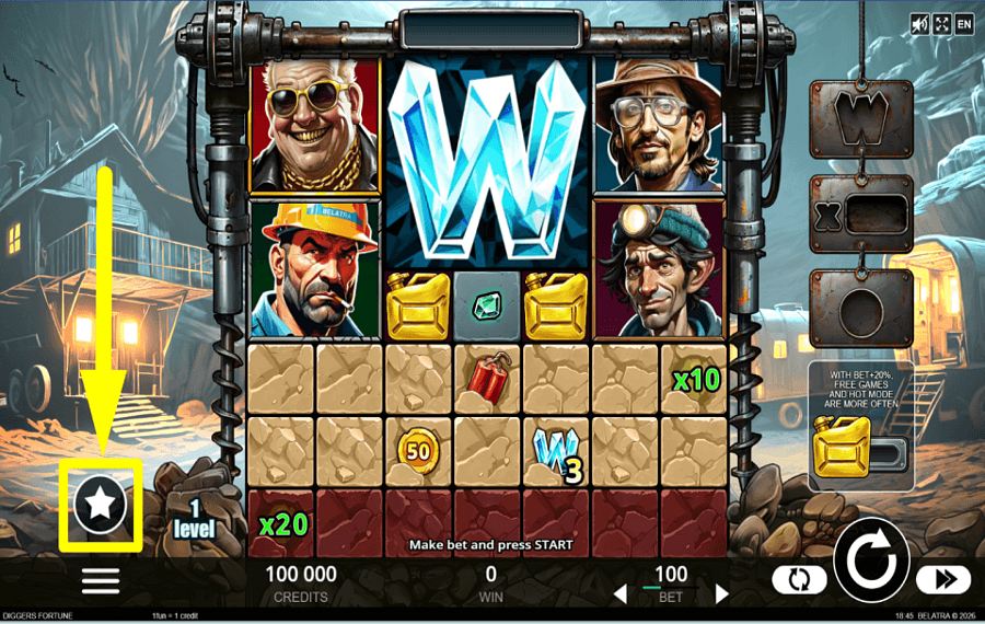 Diggers Fortune OTTIENI IL BONUS.