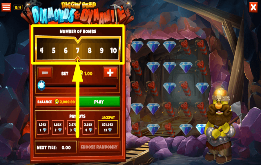 Diggin Deep Diamonds and Dynamite УСТАНОВИТЕ БОМБЫ.