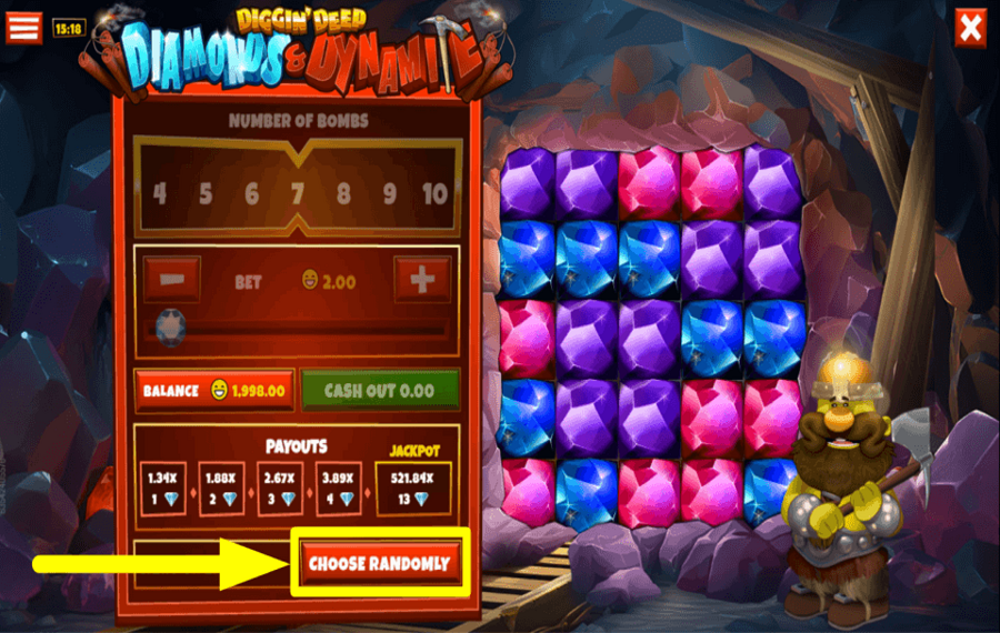 Diggin Deep Diamonds and Dynamite ВЫБИРАЙТЕ БЕЗ ПЛАНИРОВАНИЯ.