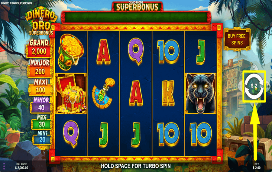 Dinero N Oro Superbonus BEGINNEN SIE MIT DEM SPIELEN.