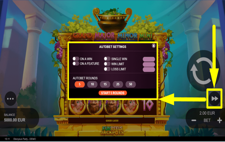 Dionysus Party PROCEED AUTOMATICALLY.