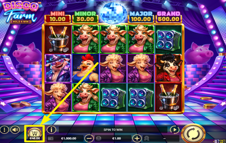 Disco Farm Hold and Win Rendez-le intéressant !