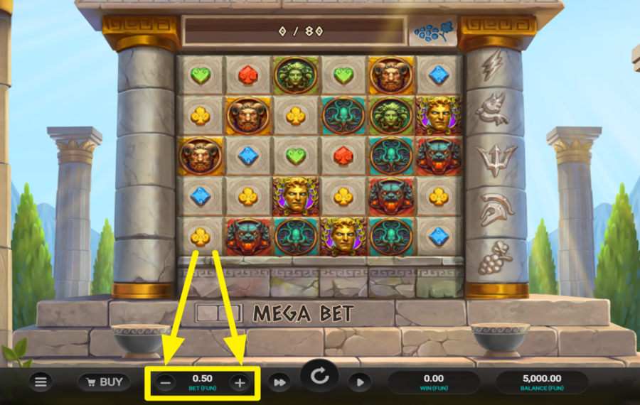 Divine Anarchy TWEAK YOUR BET.