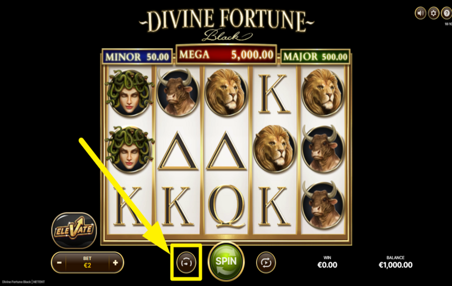 Divine Fortune Black ¡ACELERA LA ACCIÓN!