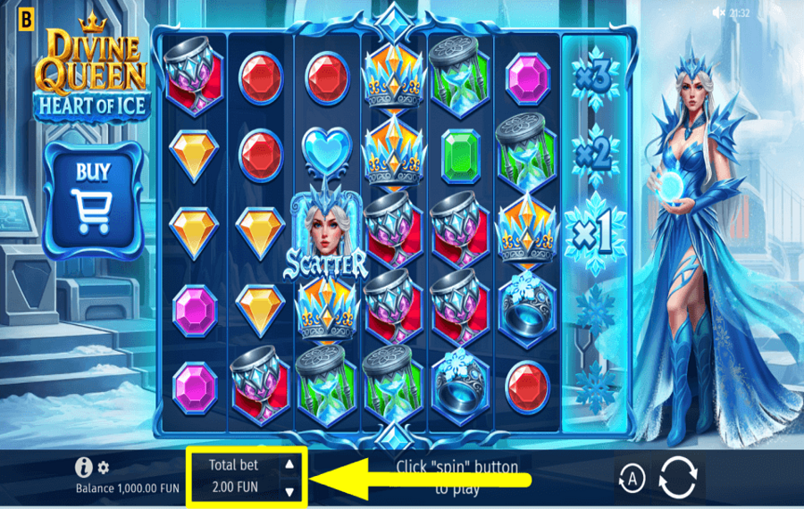 Divine Queen Heart of Ice SELECCIONA TU APUESTA.