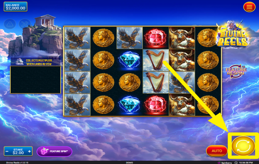 Divine Reels SPIN FOR SUCCESS.