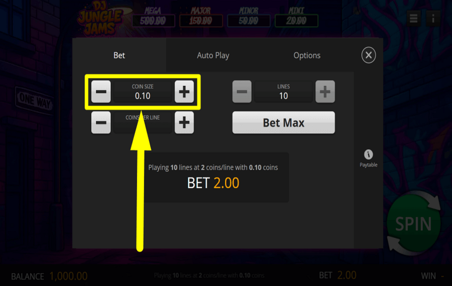 DJ Jungle Jams SELECT THE COINS.