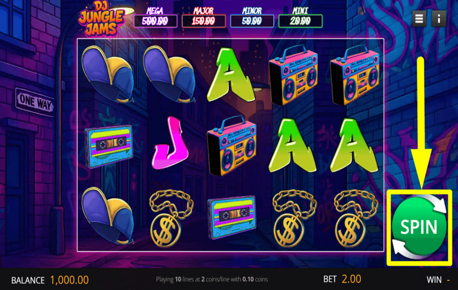 DJ Jungle Jams START GAMBLING.