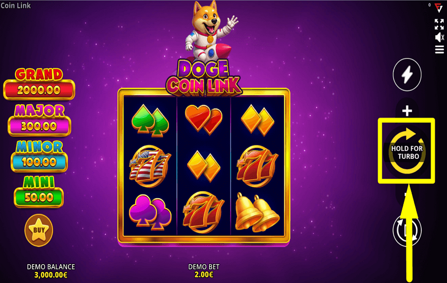 Doge Coin Link 3x3 Running Wins CHASE THE PRIZE.
