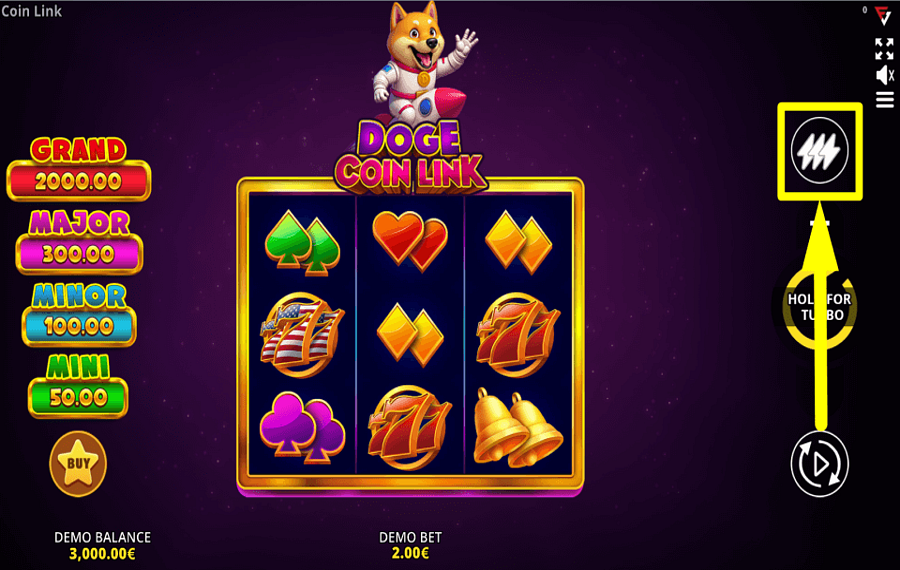 Doge Coin Link 3x3 Running Wins CONTROL THE PACE.