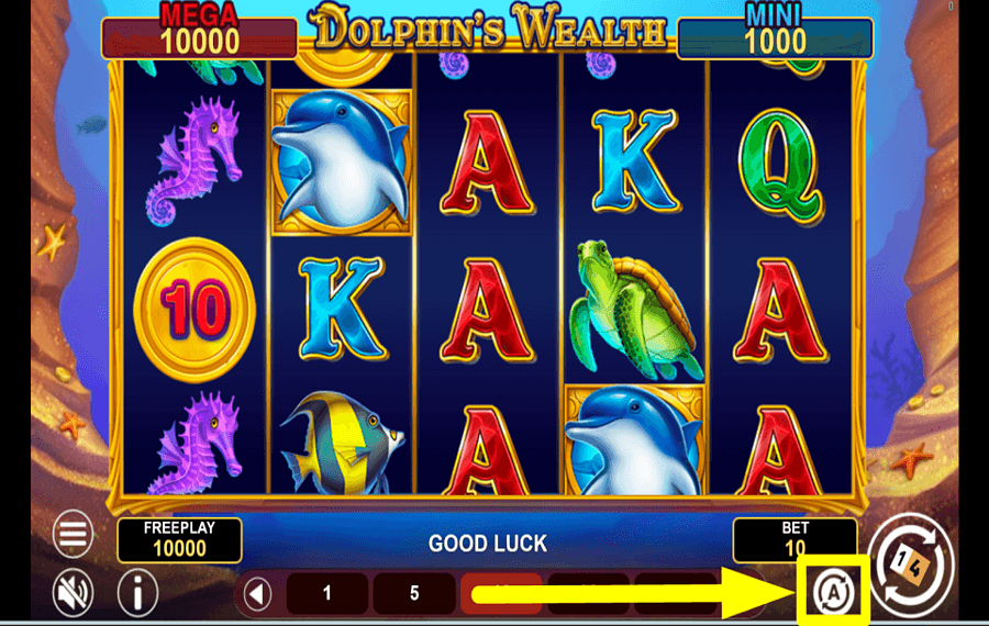 Dolphins Wealth Win Spins PROCEDI AUTOMATICAMENTE.