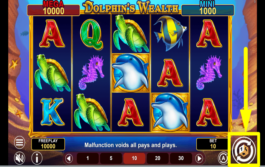 Dolphins Wealth Win Spins GIOCA PER VINCERE IL PREMIO.