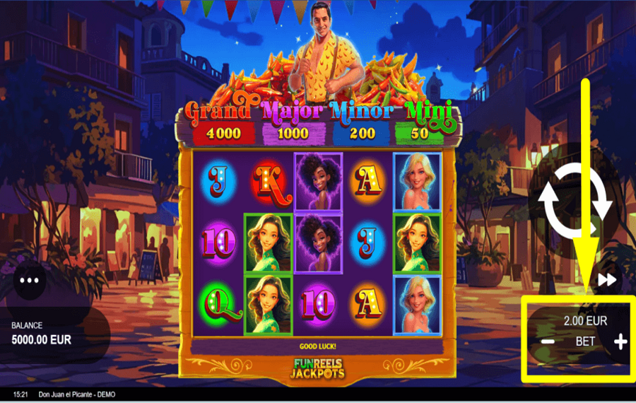 Don Juan el Picante MODIFY THE STAKE.