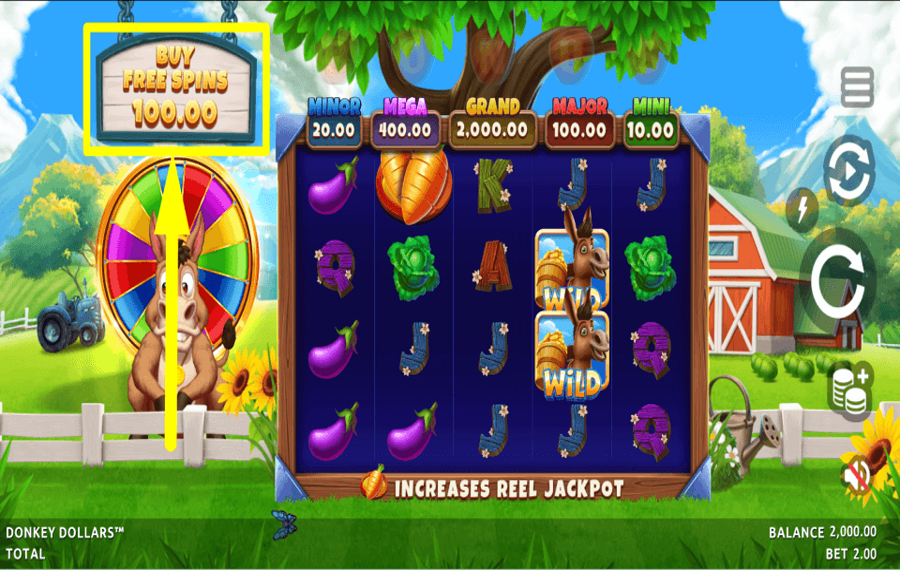 Donkey Dollars ACQUISTA SPIN.