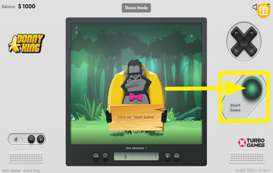 Donny King START THE GAME.