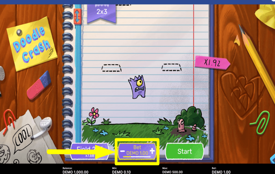 Doodle Crash JETER VOTRE PARI.