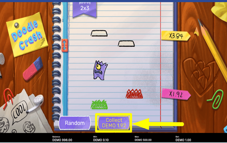 Doodle Crash RÉCUPÉREZ VOTRE PRIX.