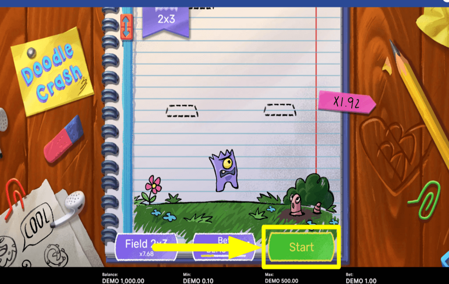 Doodle Crash JOUEZ POUR GAGNER.