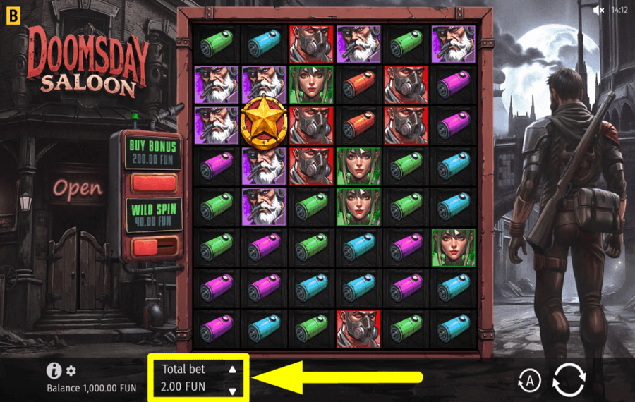 Doomsday Saloon AJUSTA TU APUESTA.