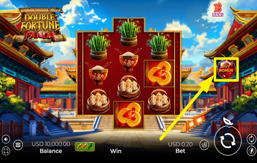 Double Fortune Panda PURCHASE THE BONUS.
