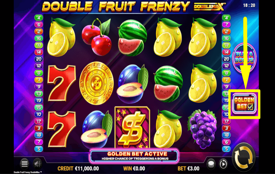 Double Fruit Frenzy DoubleMax ASSIGN GOLDEN BET.