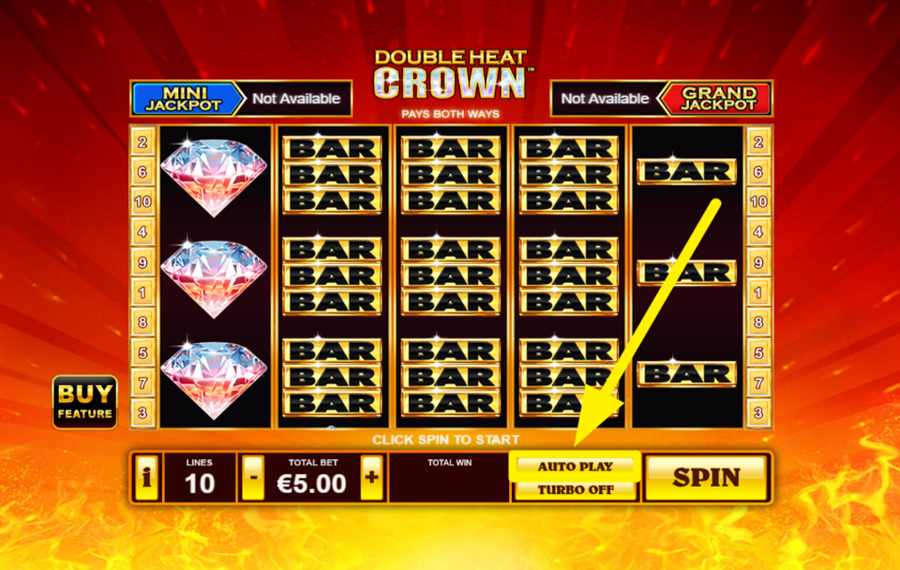 Double Heat Crown АКТИВИРУЙТЕ АВТОМАТИЧЕСКОЕ ВОСПРОИЗВЕДЕНИЕ.