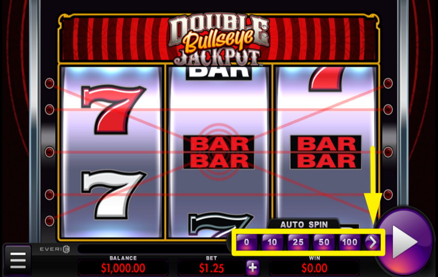Double Jackpot Bullseye NUTZEN SIE AUTO-SPINS.