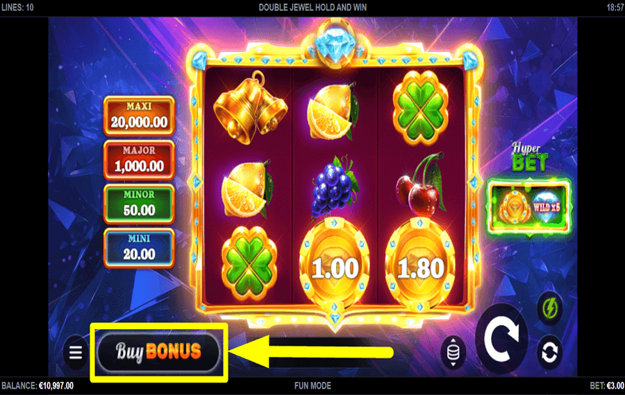 Double Jewel Hold and Win ПОЛУЧИТЕ БОНУС.